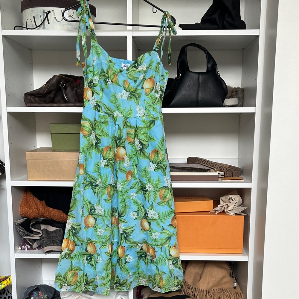 Citrus Dream Dress in Sky Blue